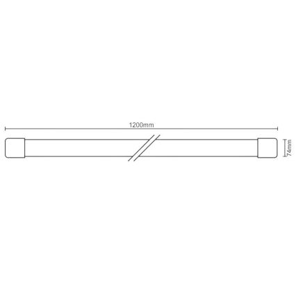 LED Fluorescentna svetilka LED/72W/230V 4000K 120 cm