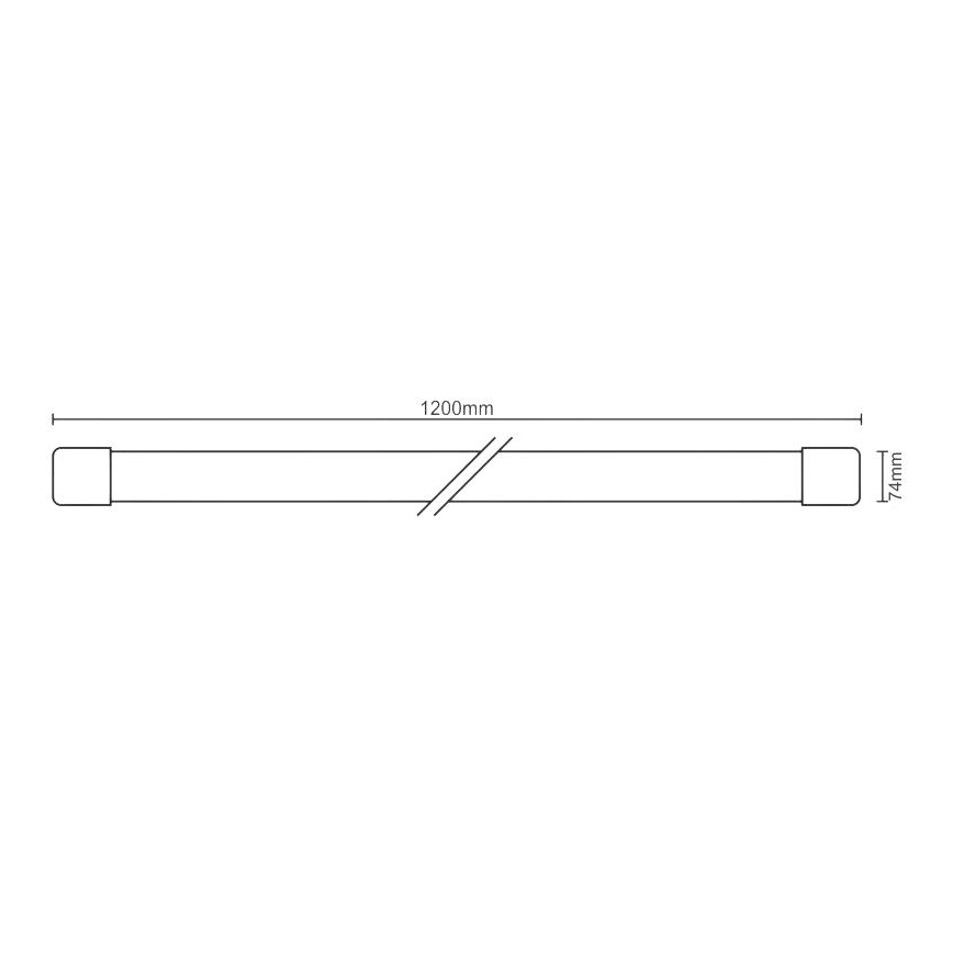 LED Fluorescentna svetilka LED/72W/230V 4000K 120 cm