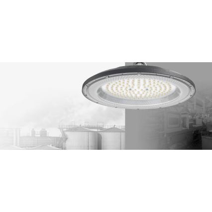 LED Industrijska delovna svetilka HIGHBAY LED/100W/230V 4500K IP65 siva