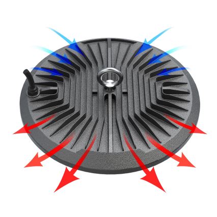 LED Industrijska delovna svetilka HIGHBAY LED/100W/230V 4500K IP65 siva