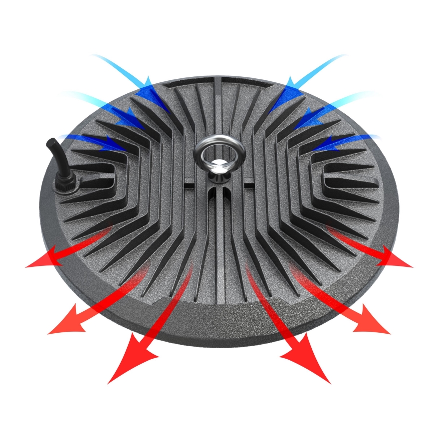 LED Industrijska delovna svetilka HIGHBAY LED/100W/230V 4500K IP65 siva