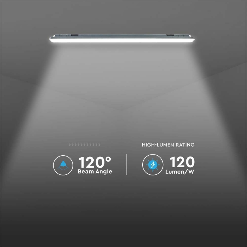 LED Industrijska fluorescenčna svetilka X-SERIES LED/48W/230V 6500K 150 cm IP65