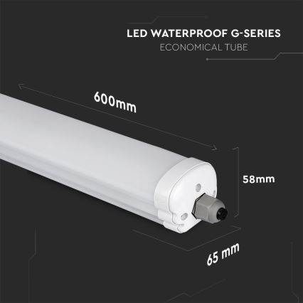LED Industrijska fluorescentna svetilka G-SERIES LED/18W/230V 4000K IP65 60 cm