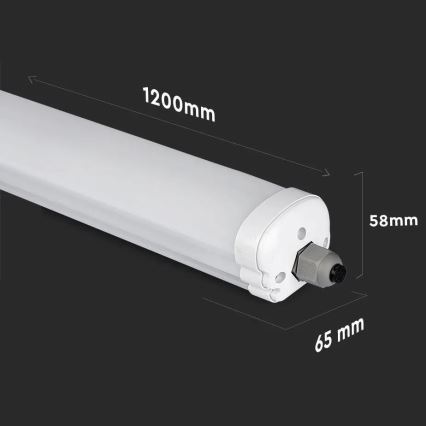 LED Industrijska fluorescentna svetilka G-SERIES LED/36W/230V 4500K 120cm IP65