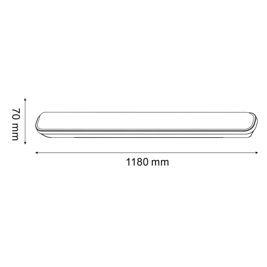 LED Industrijska fluorescentna svetilka LED/20W/230V IP65