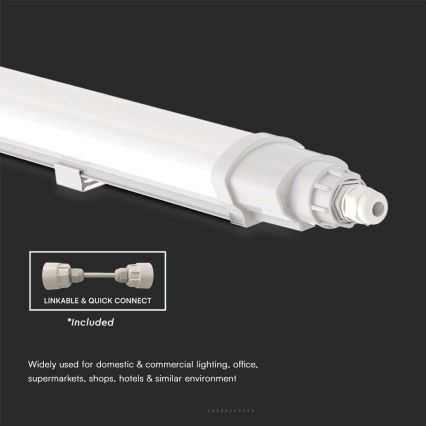 LED Industrijska fluorescentna svetilka LED/48W/230V 4000K IP65 150 cm