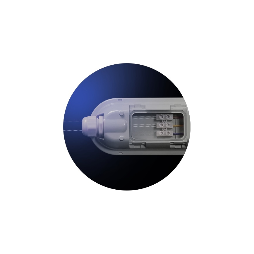 LED Industrijska fluorescentna svetilka LIMEA GIGANT LED/38W/230V IP65 1190mm črna