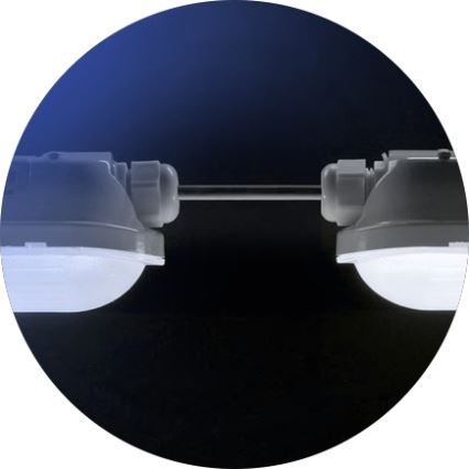 LED Industrijska fluorescentna svetilka LIMEA GIGANT LED/38W/230V IP65 1190mm črna