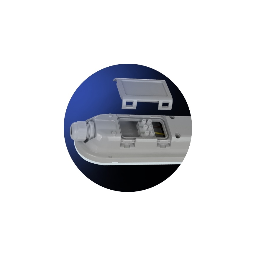LED Industrijska fluorescentna svetilka LIMEA GIGANT LED/38W/230V IP65 1190mm črna