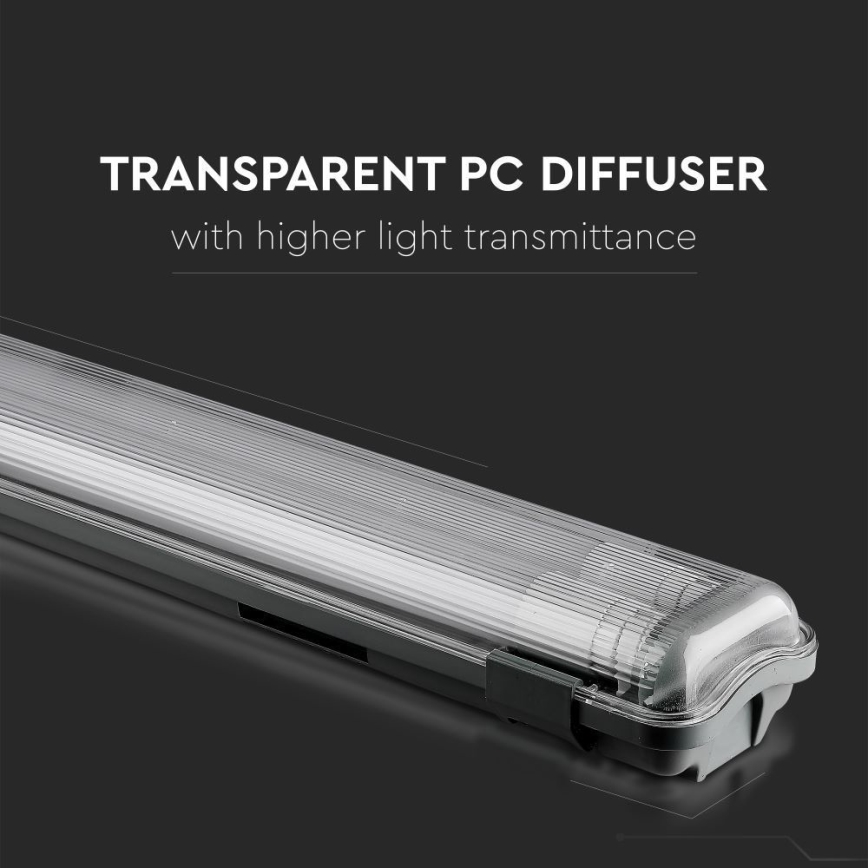 LED Industrijska fluorescentna svetilka T8 2xG13/22W/230V IP65 6400K 156 cm