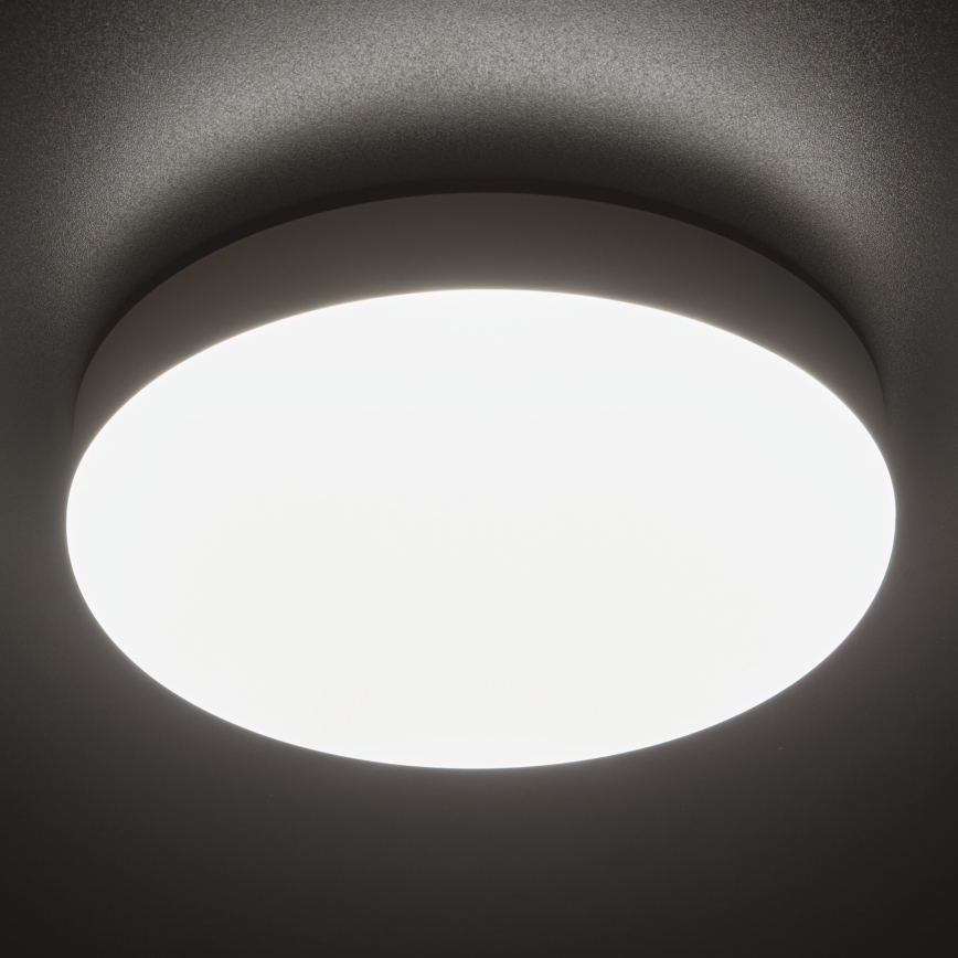 LED Industrijska stropna svetilka s senzorjem gibanja IPER LED/10W/230V IK10 IP65 okrogla bela