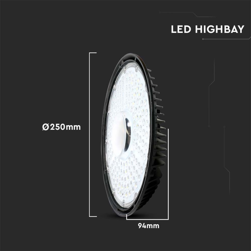 LED industrijska svetilka High Bay/100W/230V 4000K IP65