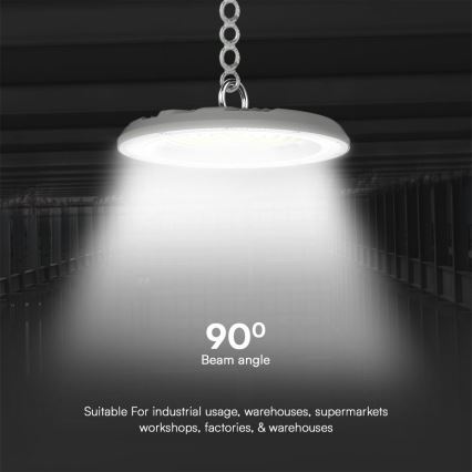 LED Industrijska svetilka High Bay LED/100W/230V 3000/4000/6500K IP65 ø 23,5 cm