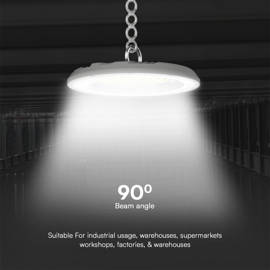 LED Industrijska svetilka High Bay LED/100W/230V 3000/4000/6500K IP65 ø 23,5 cm