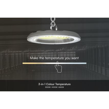 LED Industrijska svetilka High Bay LED/100W/230V 3000/4000/6500K IP65 ø 23,5 cm