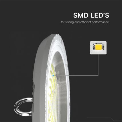 LED Industrijska svetilka High Bay LED/100W/230V 3000/4000/6500K IP65 ø 23,5 cm