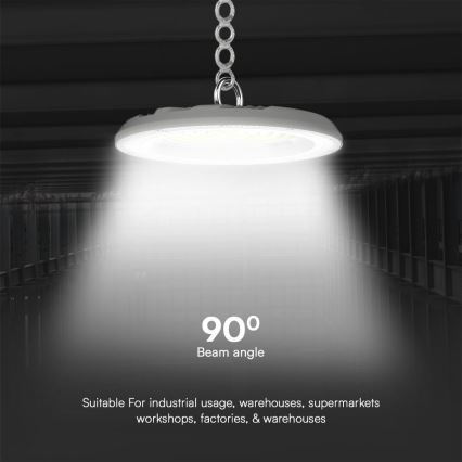 LED Industrijska svetilka High Bay LED/150W/230V 3000/4000/6500K IP65 ø 27,7 cm