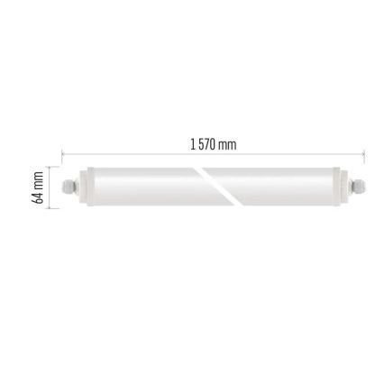 LED Industrijska svetilka LED/51W/230V IP65 4000K 157 cm