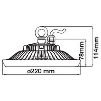 LED Industrijska svetilka SAMSUNG CHIP LED/50W/230V 120° IP44
