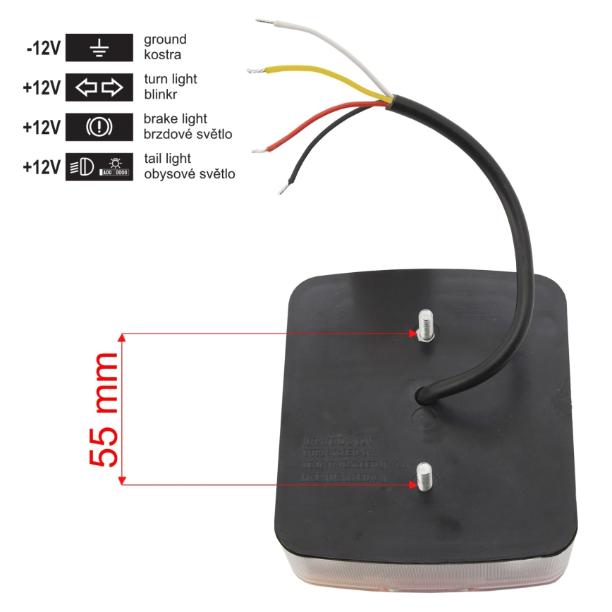 LED Kombinirana priključna svetilka 12V