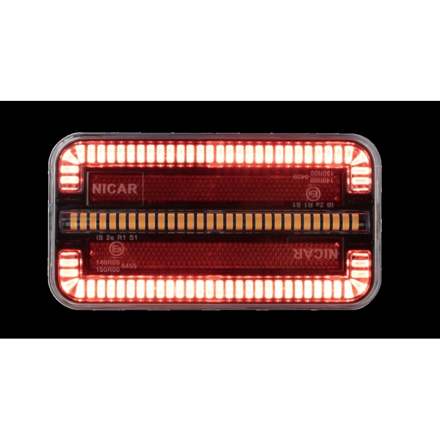 LED Kombinirana svetilka z dinamičnim smernikom LED/12-24V IP65