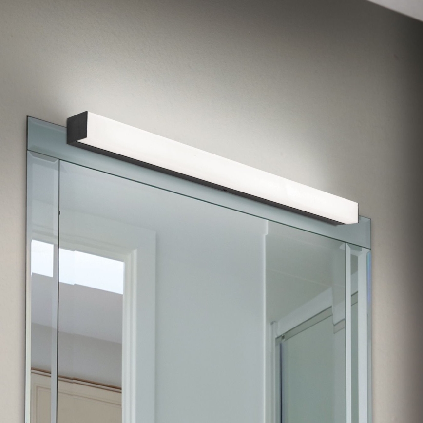 LED Kopalniška luč za osvetlitev ogledala HORIZON LED/12W/230V 3000/4000K 60 cm IP44 črna