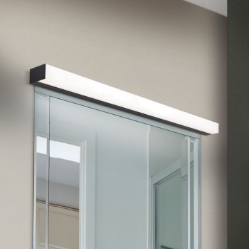 LED Kopalniška luč za osvetlitev ogledala HORIZON LED/18W/230V 3000/4000K 90 cm IP44 črna