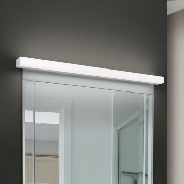 LED Kopalniška luč za osvetlitev ogledala HORIZON LED/18W/230V 3000/4000K 90 cm IP44 srebrna