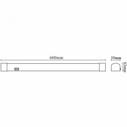 LED Kopalniška luč za osvetlitev ogledala LED/15W/230V 4000K IP44