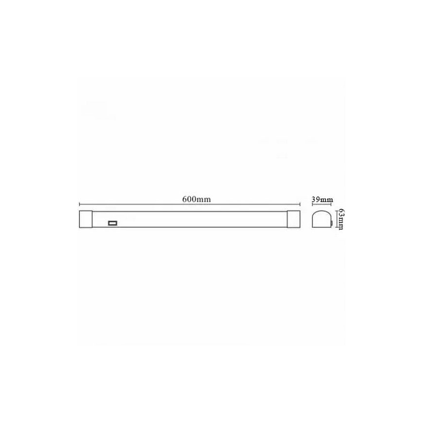 LED Kopalniška luč za osvetlitev ogledala LED/15W/230V 4000K IP44