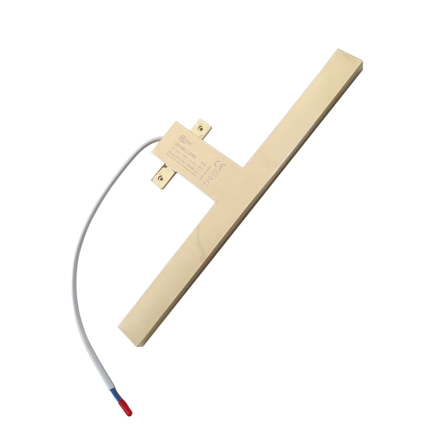 LED Kopalniška luč za osvetlitev ogledala LED/5W/230V 4000K 30 cm IP44 mat zlata
