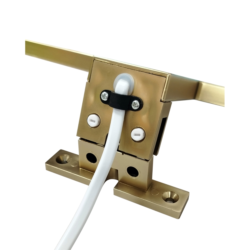 LED Kopalniška luč za osvetlitev ogledala LED/8W/230V 4000K 50 cm IP44 mat zlata