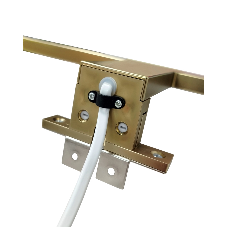 LED Kopalniška luč za osvetlitev ogledala LED/8W/230V 4000K 50 cm IP44 mat zlata