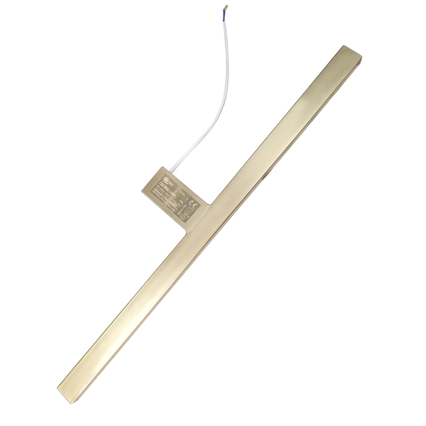 LED Kopalniška luč za osvetlitev ogledala LED/8W/230V 4000K 50 cm IP44 mat zlata