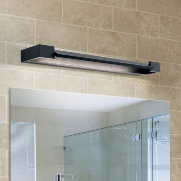 LED Kopalniška luč za osvetlitev ogledala MARILYN LED/18W/230V 60 cm IP44 črna
