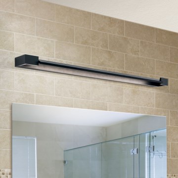 LED Kopalniška luč za osvetlitev ogledala MARILYN LED/24W/230V 90 cm IP44 črna