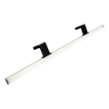 LED Kopalniška luč za osvetlitev ogledala MIRROR LED/12W/230V 80 cm IP44 črna