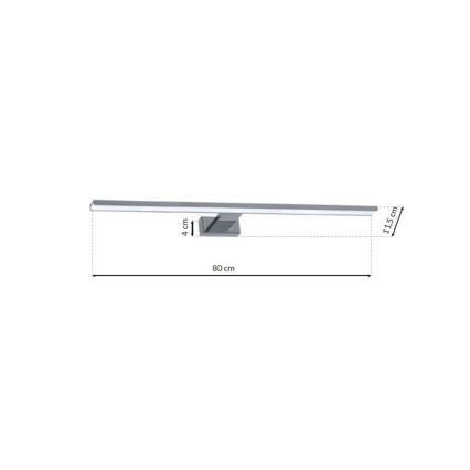 LED Kopalniška luč za osvetlitev ogledala SHINE LED/15W/230V IP44