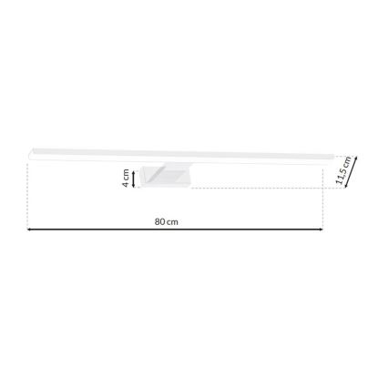 LED Kopalniška luč za osvetlitev ogledala SHINE WHITE LED/15W/230V IP44