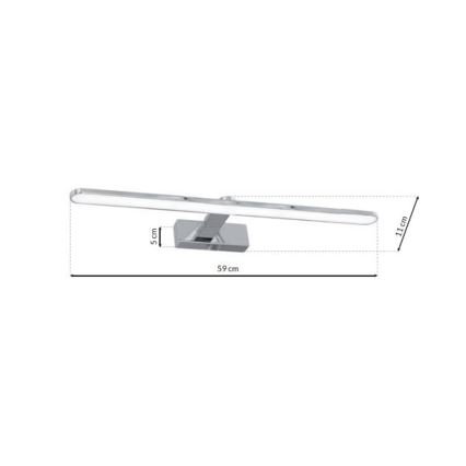 LED Kopalniška luč za osvetlitev ogledala SPLASH LED/12W/230V IP44