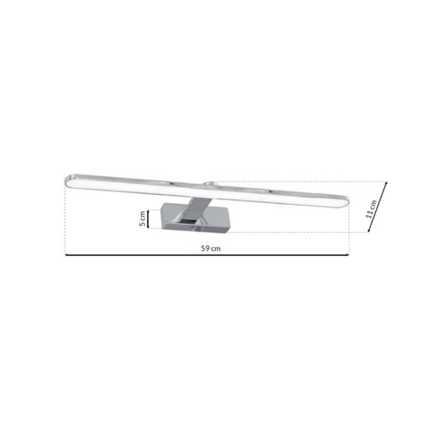 LED Kopalniška luč za osvetlitev ogledala SPLASH LED/12W/230V IP44