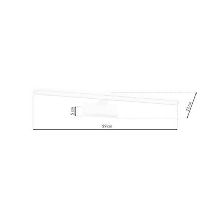 LED Kopalniška luč za osvetlitev ogledala SPLASH LED/12W/230V IP44