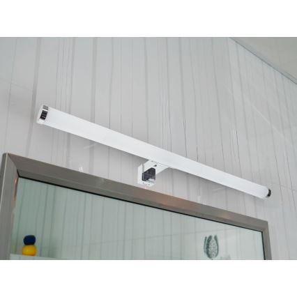 LED kopalniška osvetlitev za ogledalo, 12 W/230 V, 59,5 cm, IP44, sijajni krom