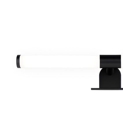 LED kopalniška osvetlitev za ogledalo 2 v 1 APA LED/6W/230V 40 cm IP44 črna