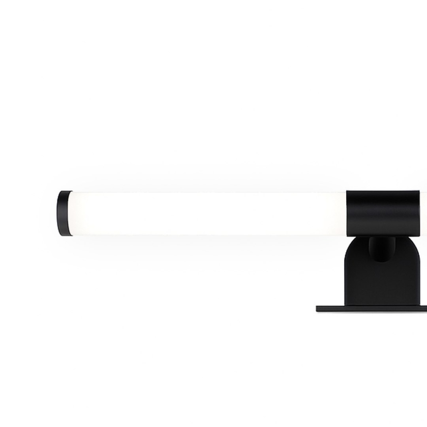 LED kopalniška osvetlitev za ogledalo 2 v 1 APA LED/6W/230V 40 cm IP44 črna