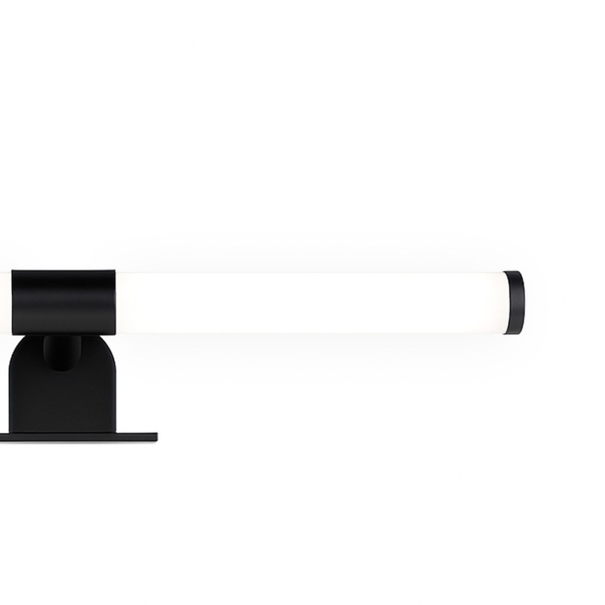 LED kopalniška osvetlitev za ogledalo 2 v 1 APA LED/6W/230V 40 cm IP44 črna