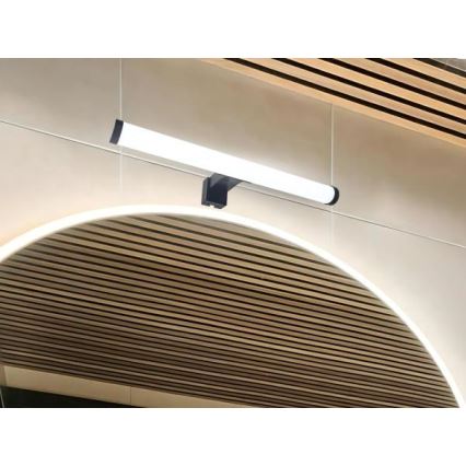 LED kopalniška osvetlitev za ogledalo LED/8W/230V 30 cm IP44 črna