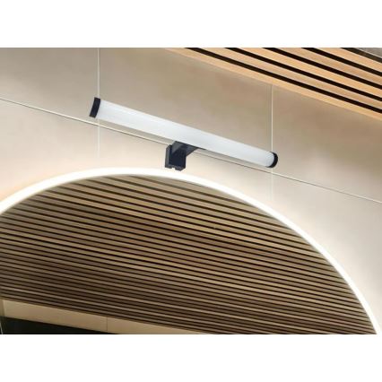 LED kopalniška osvetlitev za ogledalo LED/8W/230V 30 cm IP44 črna