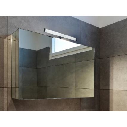 LED kopalniška osvetlitev za ogledalo LED/8W/230V 30 cm IP44 črna