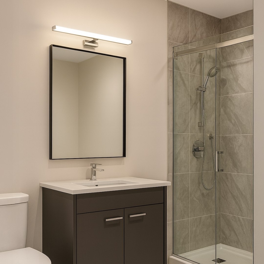 LED kopalniška osvetlitev za ogledalo MIRORE LED/10W/230V 60 cm IP44 sijajni krom